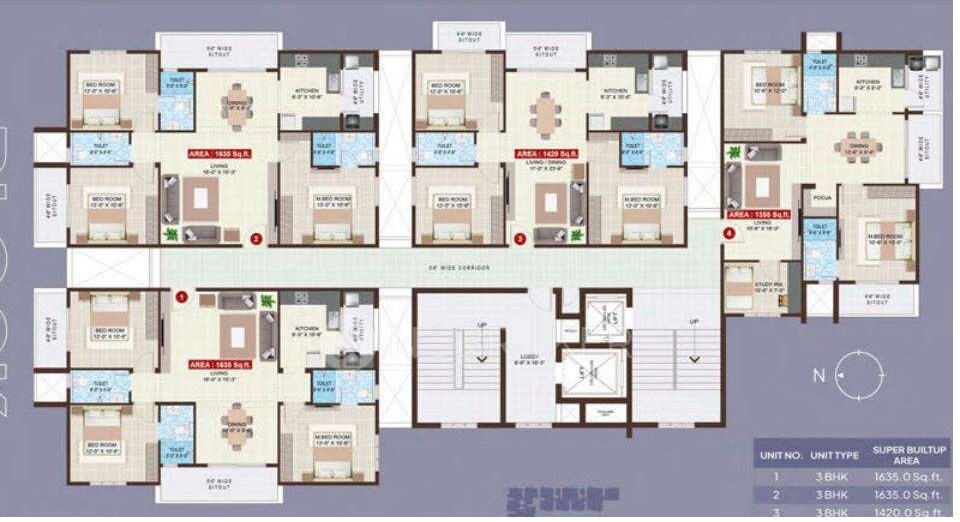 Mohan Tritone Floor Plans