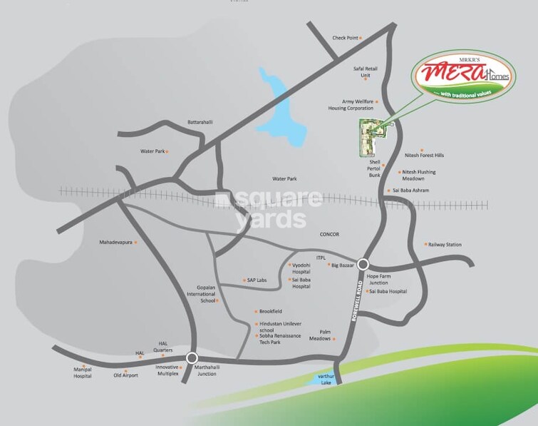 MRKR Mera Homes Location Image