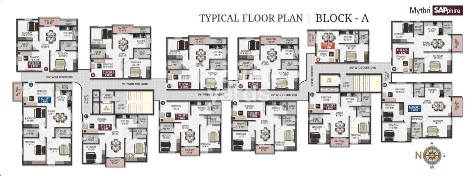 Mythri Sapphire Floor Plans 1