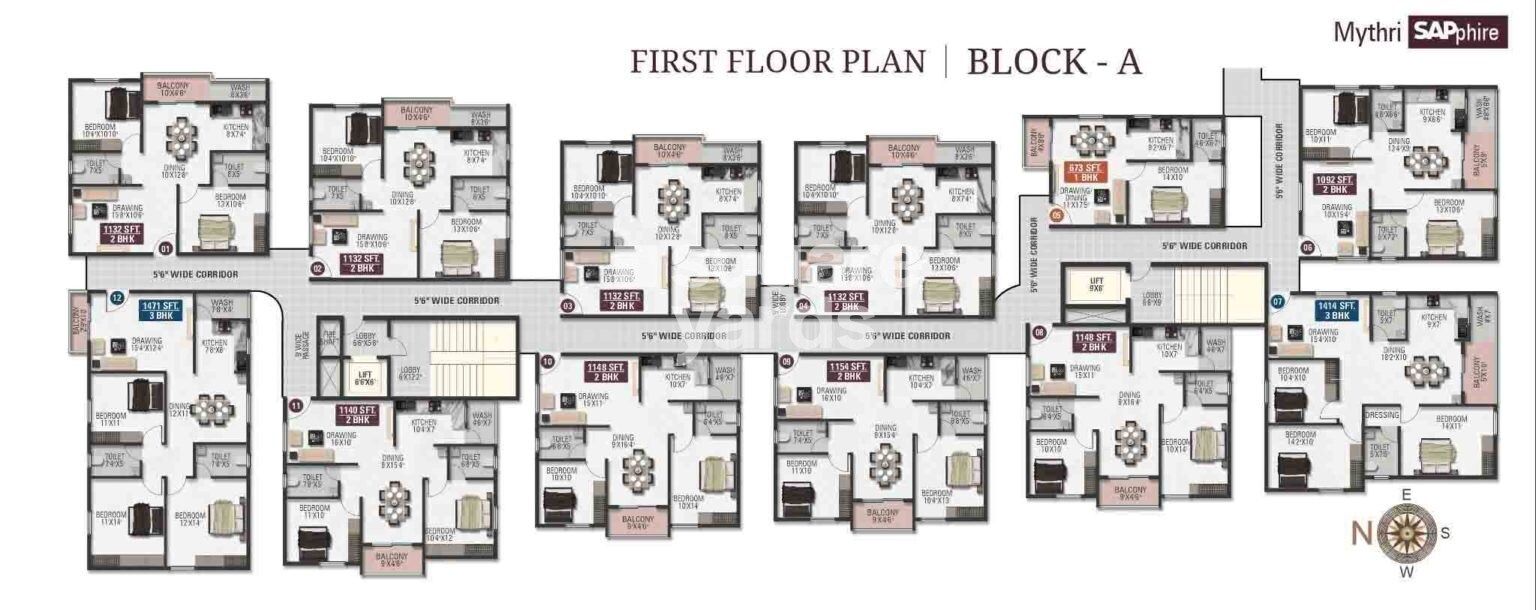 Mythri Sapphire Floor Plans 2