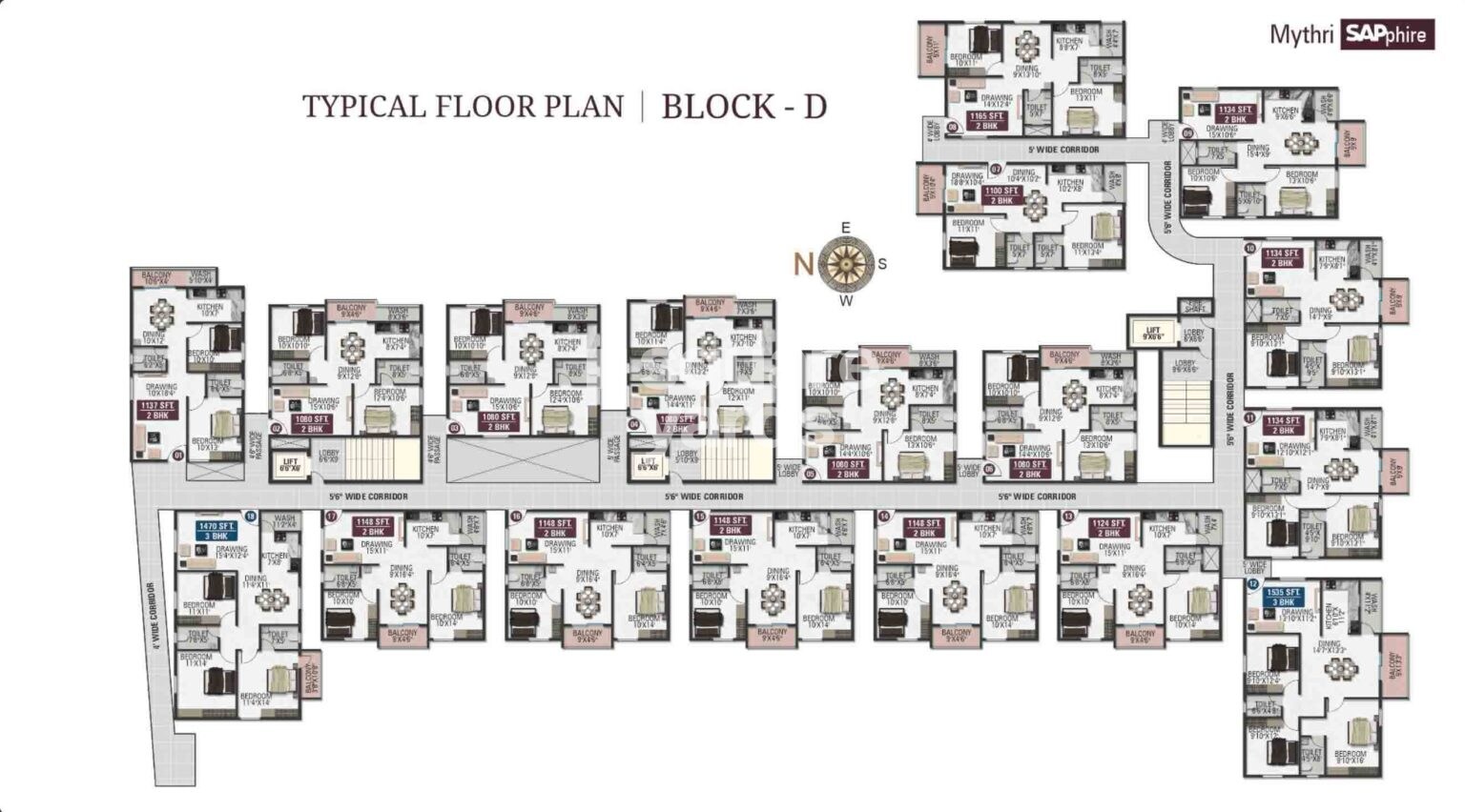 Mythri Sapphire Floor Plans 4