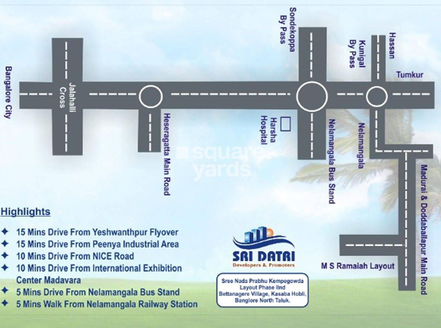 Nadaprabhu Kempegowda Layout Location Image