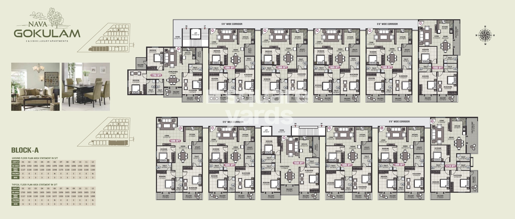 Nava Gokulam Floor Plans