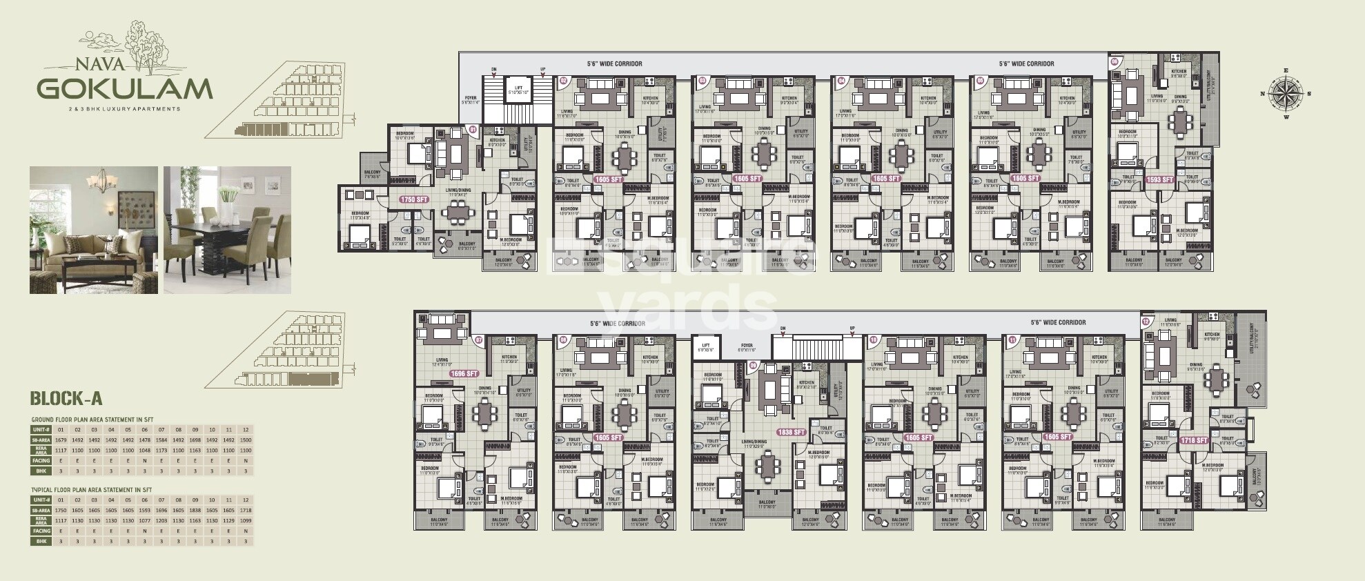 Nava Gokulam Floor Plans 1