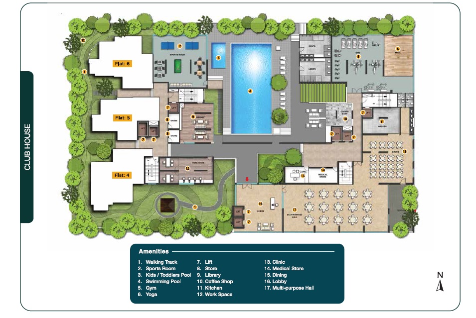 Navami Chamara Heights Amenities Features