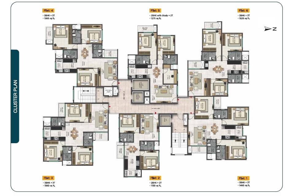 Navami Chamara Heights Floor Plans