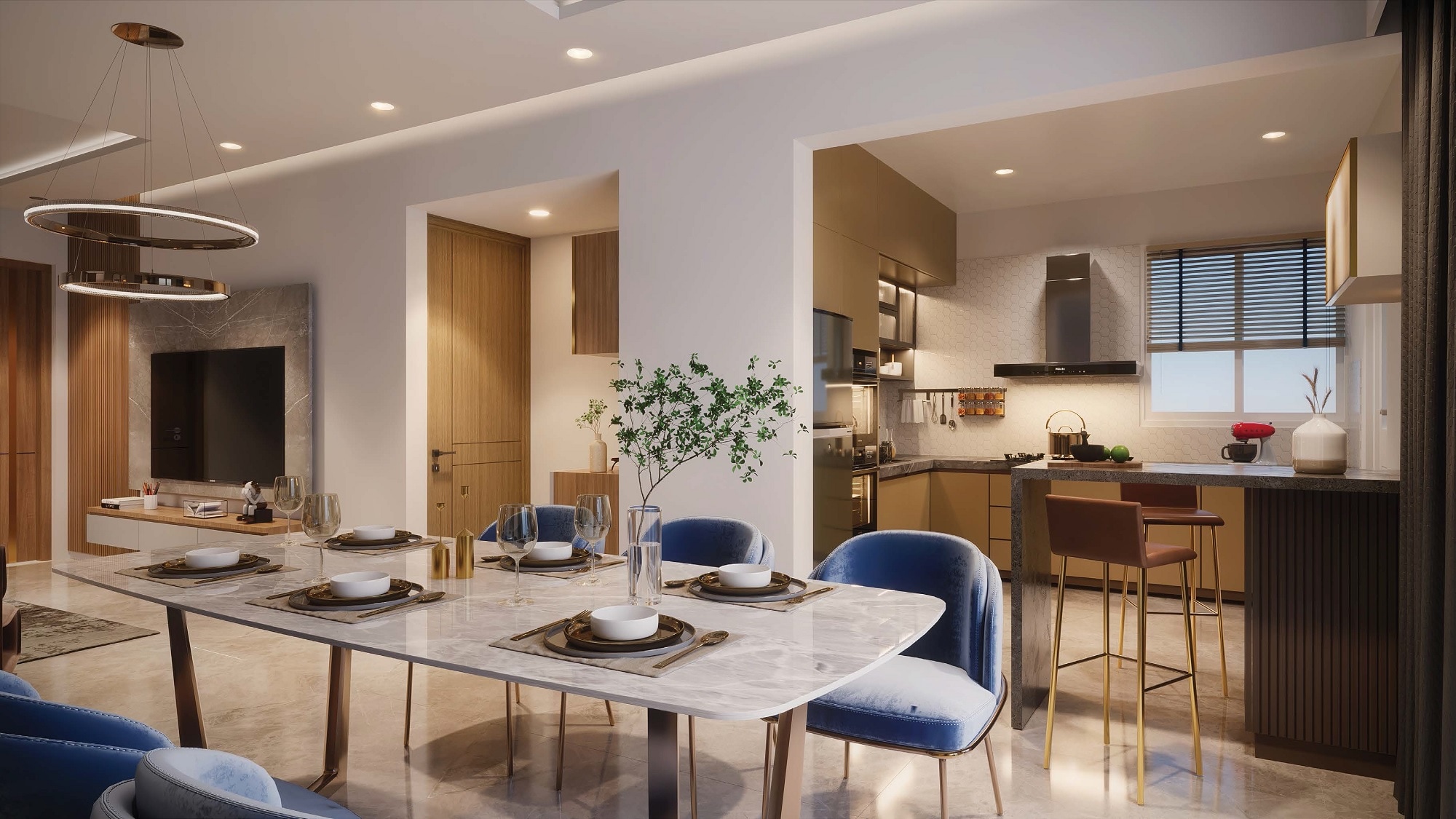 Navanaami Courtyard Of Life Apartment Interiors 2