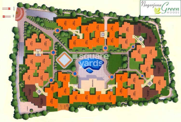 NCC Nagarjuna Greenwoods Master Plan 1