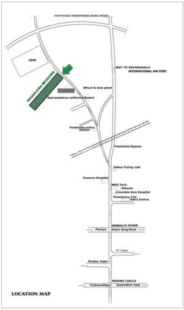 NCC Nagarjuna Meadows Location Image