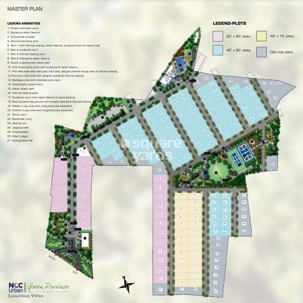 ncc urban green province project master plan image1