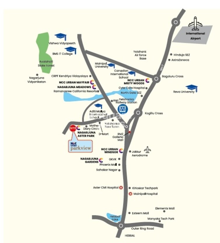 NCC Urban Park View Location Image