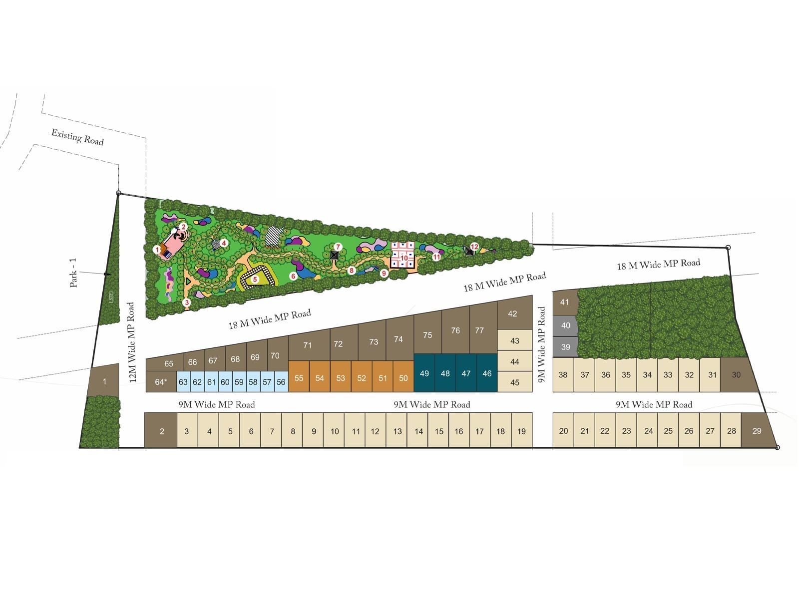 Neelanchal KNS Laurel Master Plan Image