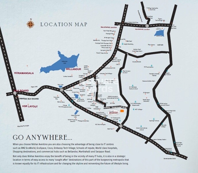 Nikhar Aventino Location Image