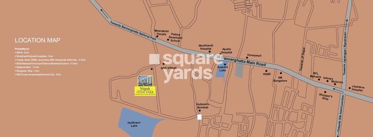 Nitesh Hyde Park Location Image