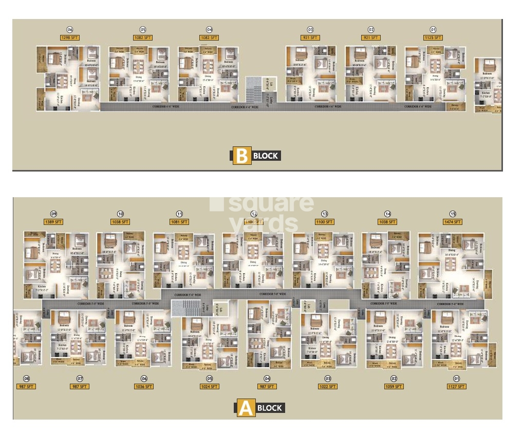 Oakstone Lakeview Floor Plans