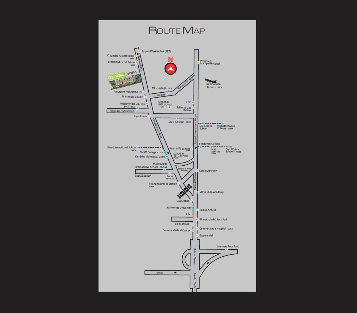 Osadia Garden City Location Image