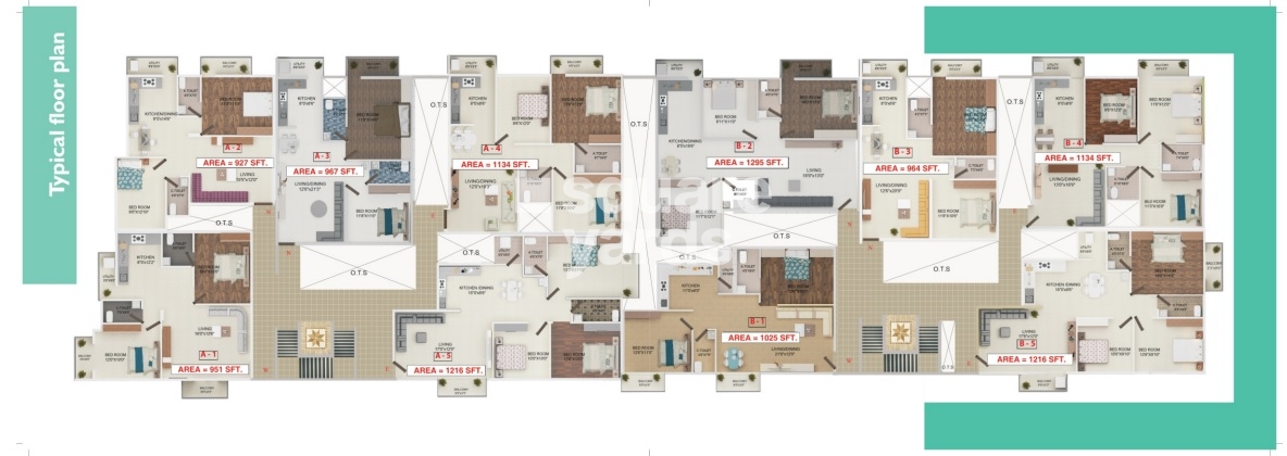 OSNC Nandini Green Field Floor Plans