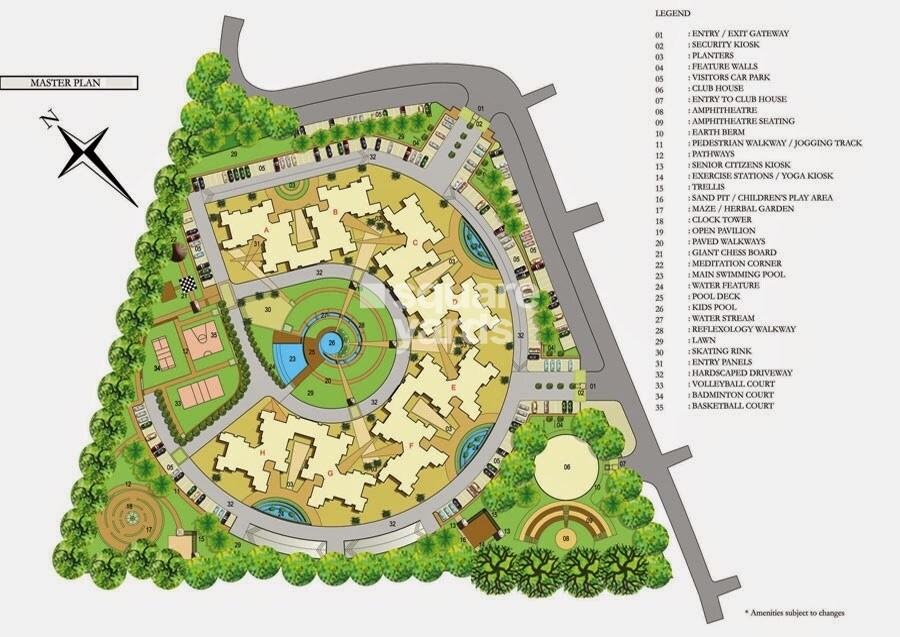 Ozone Evergreens Master Plan Image