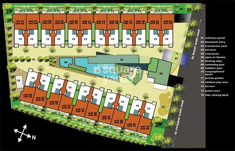 ozone residenza project master plan image1