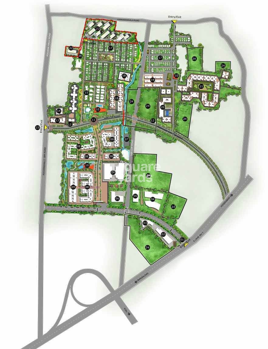 Ozone Urbana Heights Master Plan Image