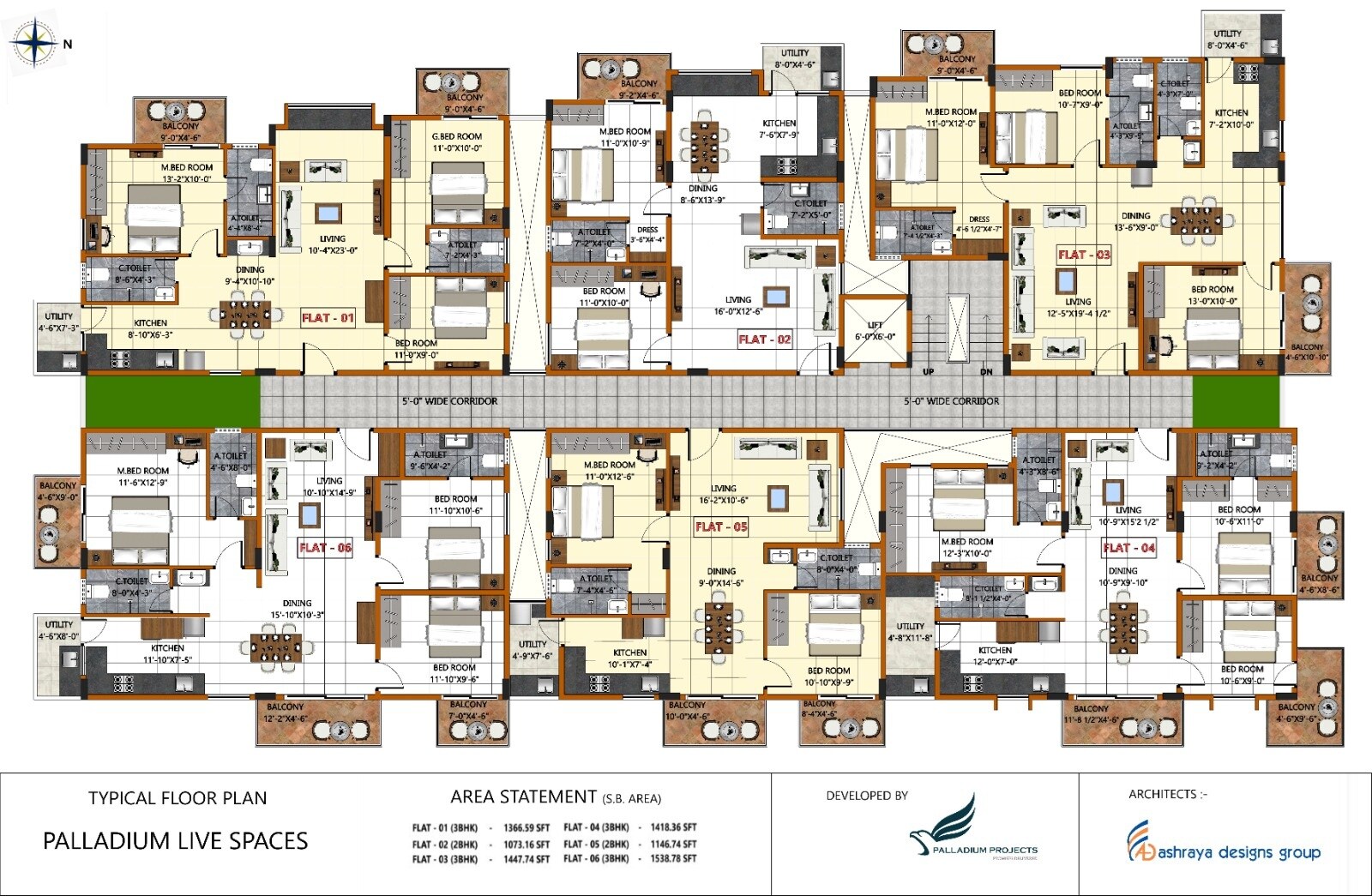 Palladium Live Spaces Floor Plans
