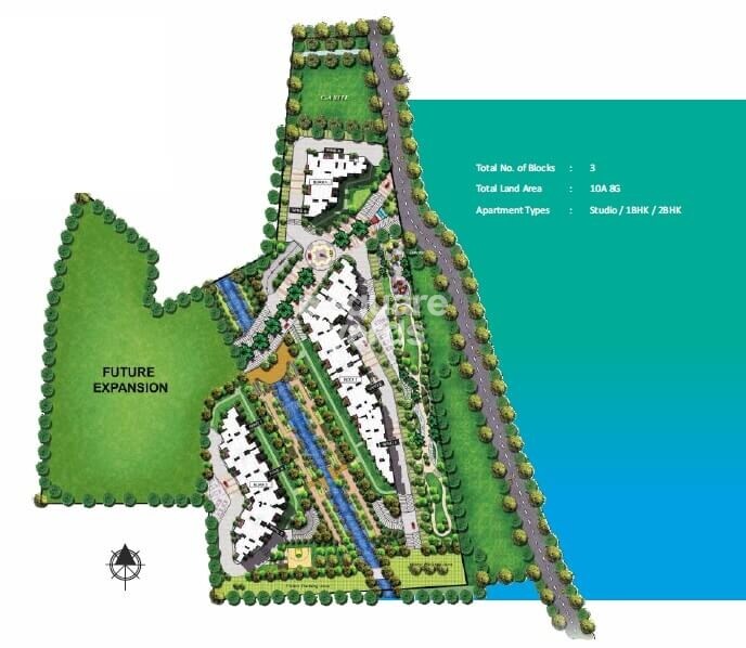 Pashmina Lagoon Residences Master Plan 1