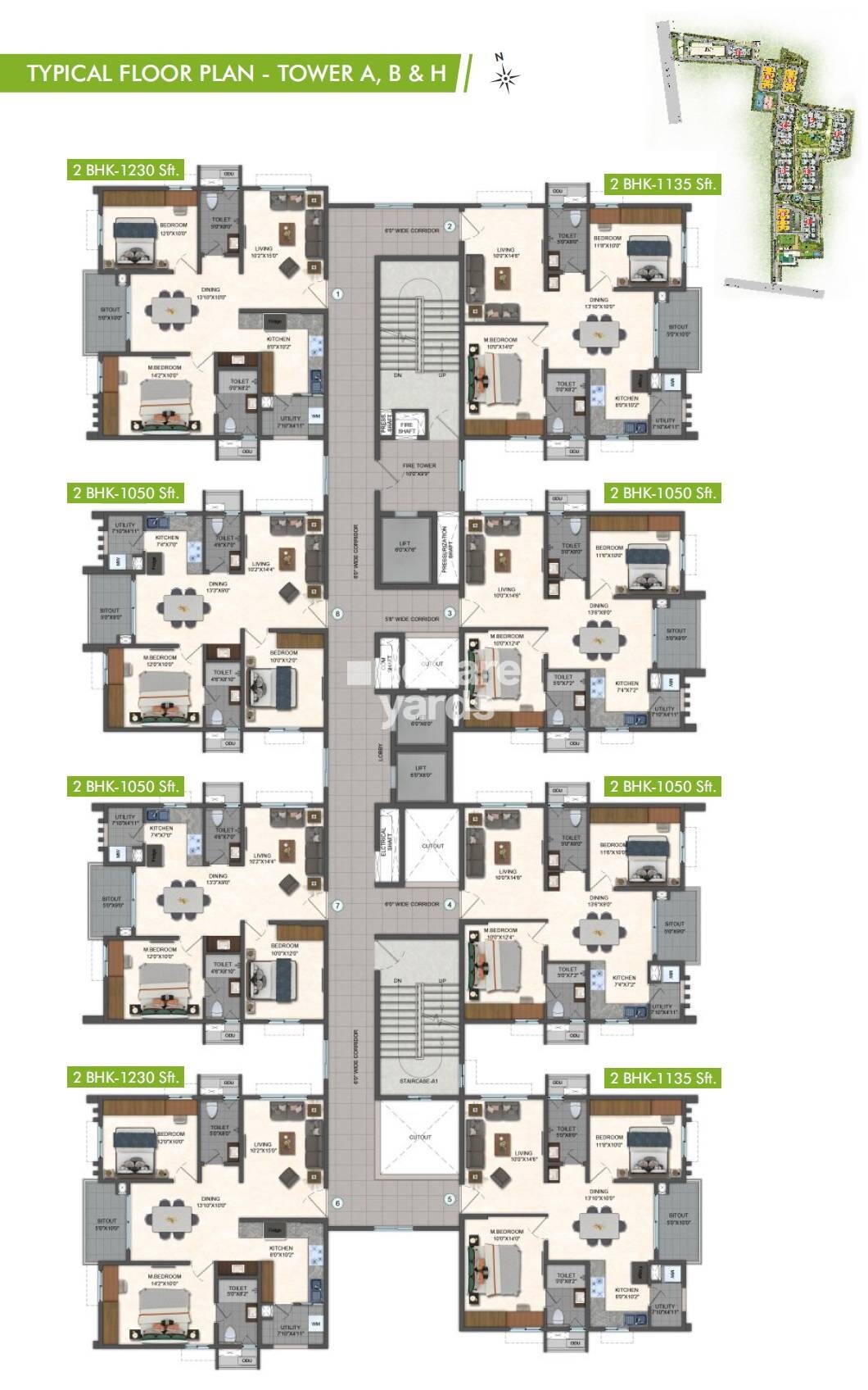Pavani Mirabilia Floor Plans 1