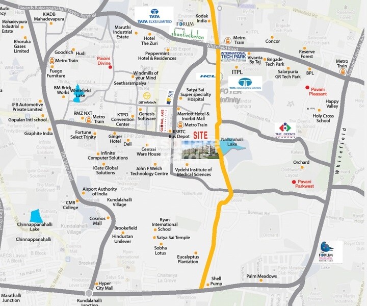 Pavani Sarovar Phase II Location Image