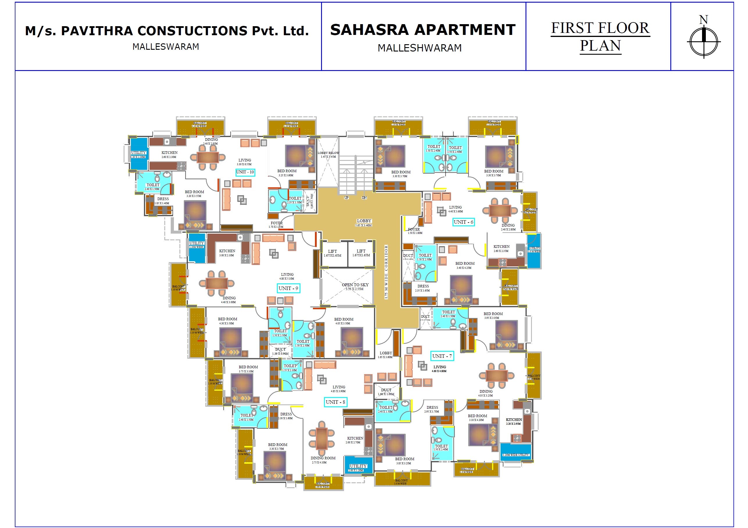 Pavithra Sahasra Floor Plans