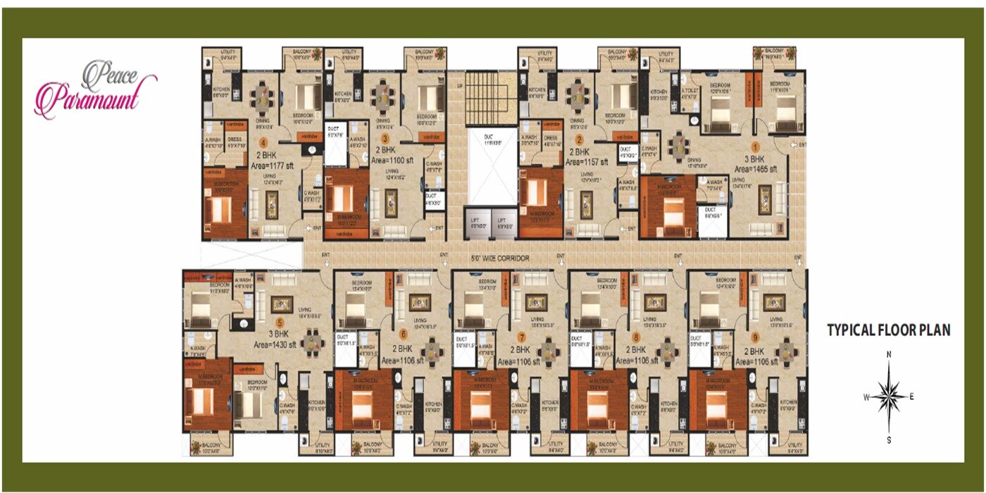 Peace Paramount Floor Plans