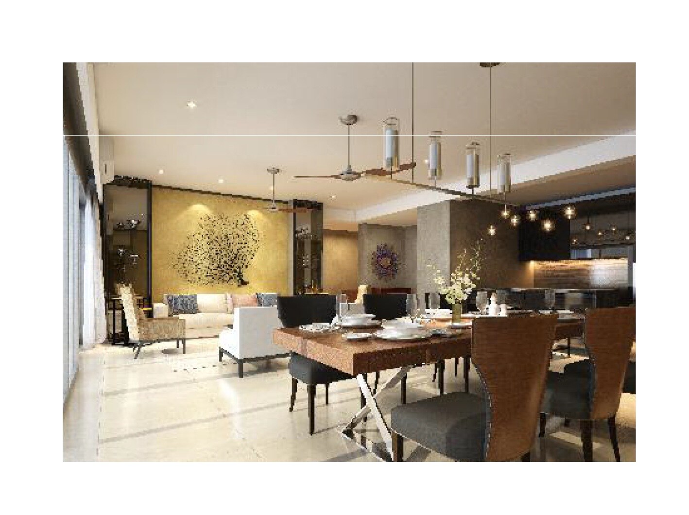 Peninsula Land Heights Apartment Interiors