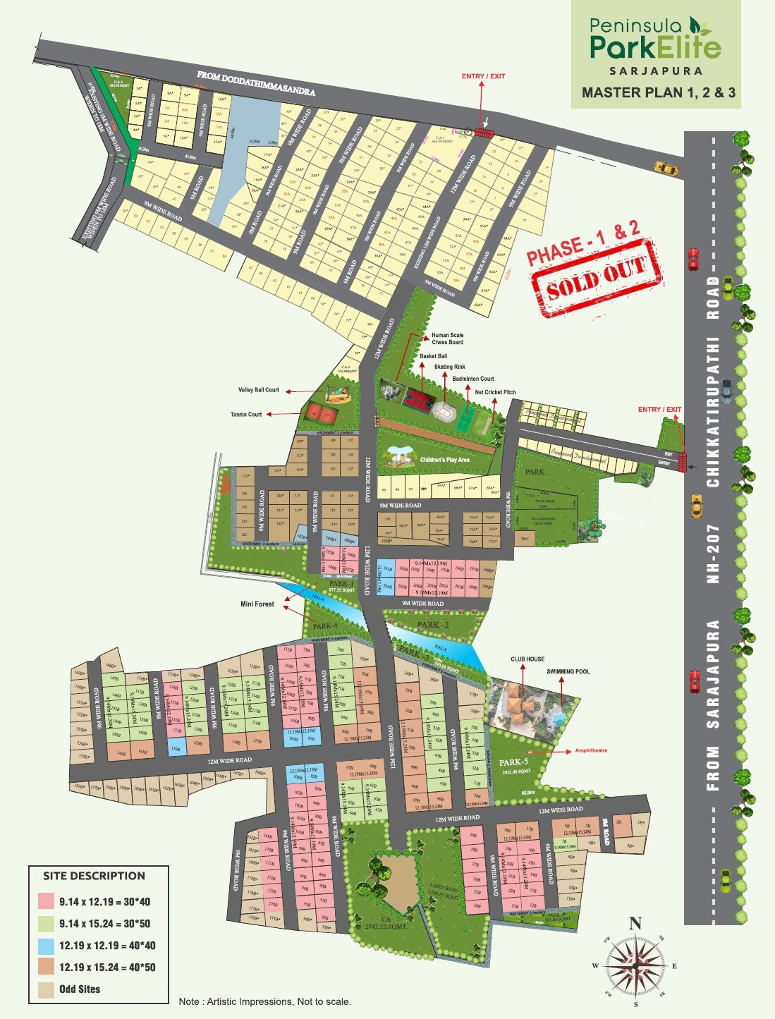 Peninsula Park Elite Master Plan 1