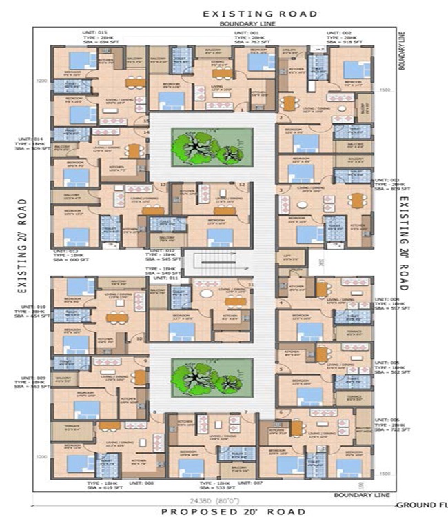 Pragna Ashraya Floor Plans