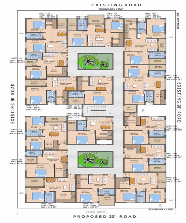 Pragna Ashraya Floor Plans