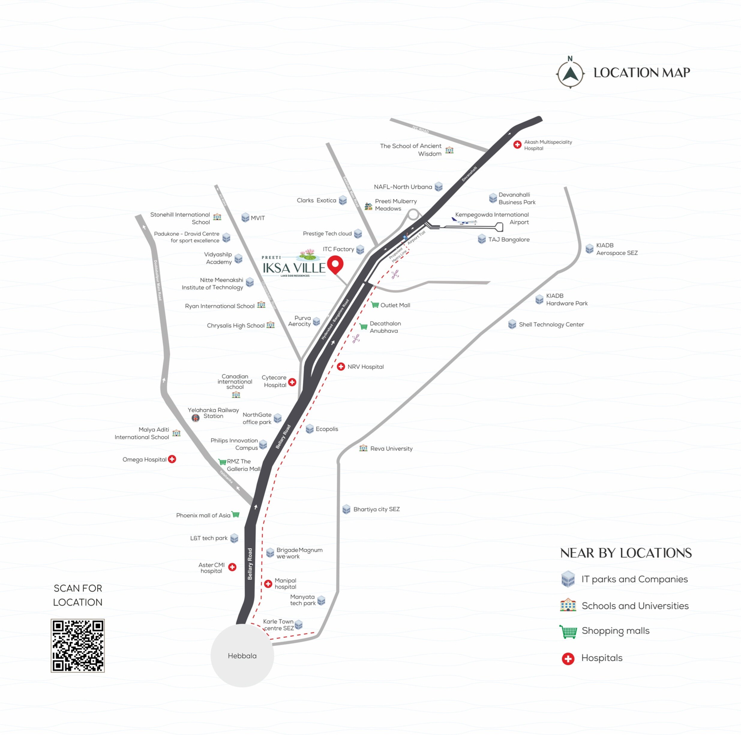 Preeti Iksa Ville Location Image