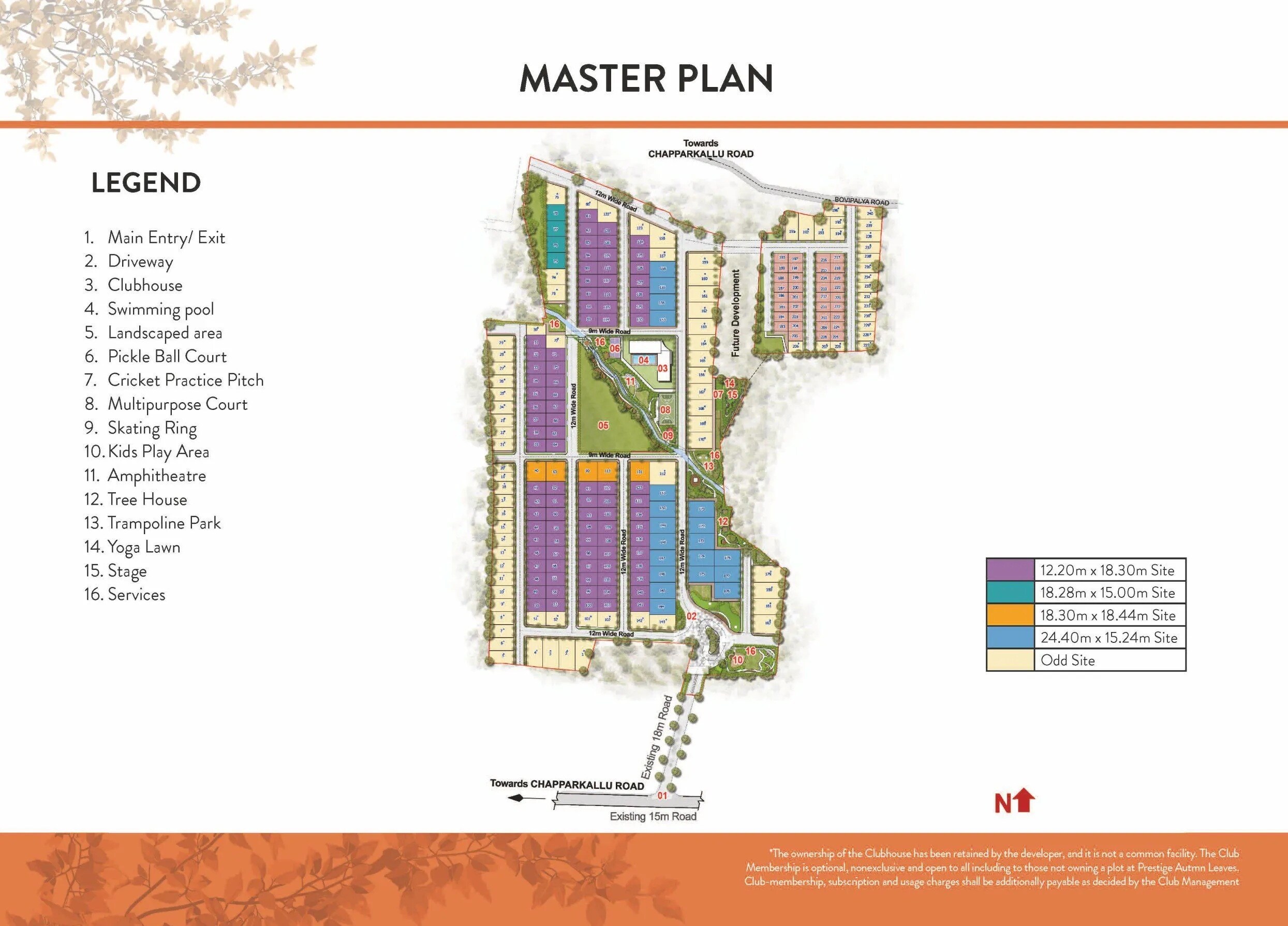 Prestige Autumn Leaves Master Plan 1