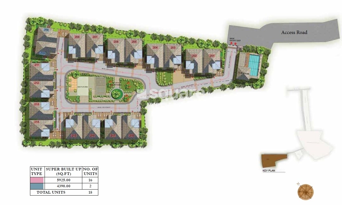 Prestige Bougainvillea Master Plan 1