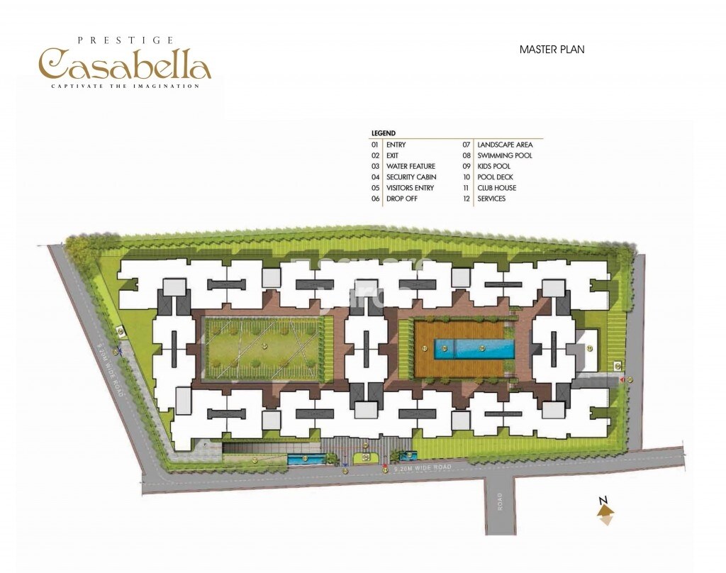 Prestige Casabellaa Master Plan Image