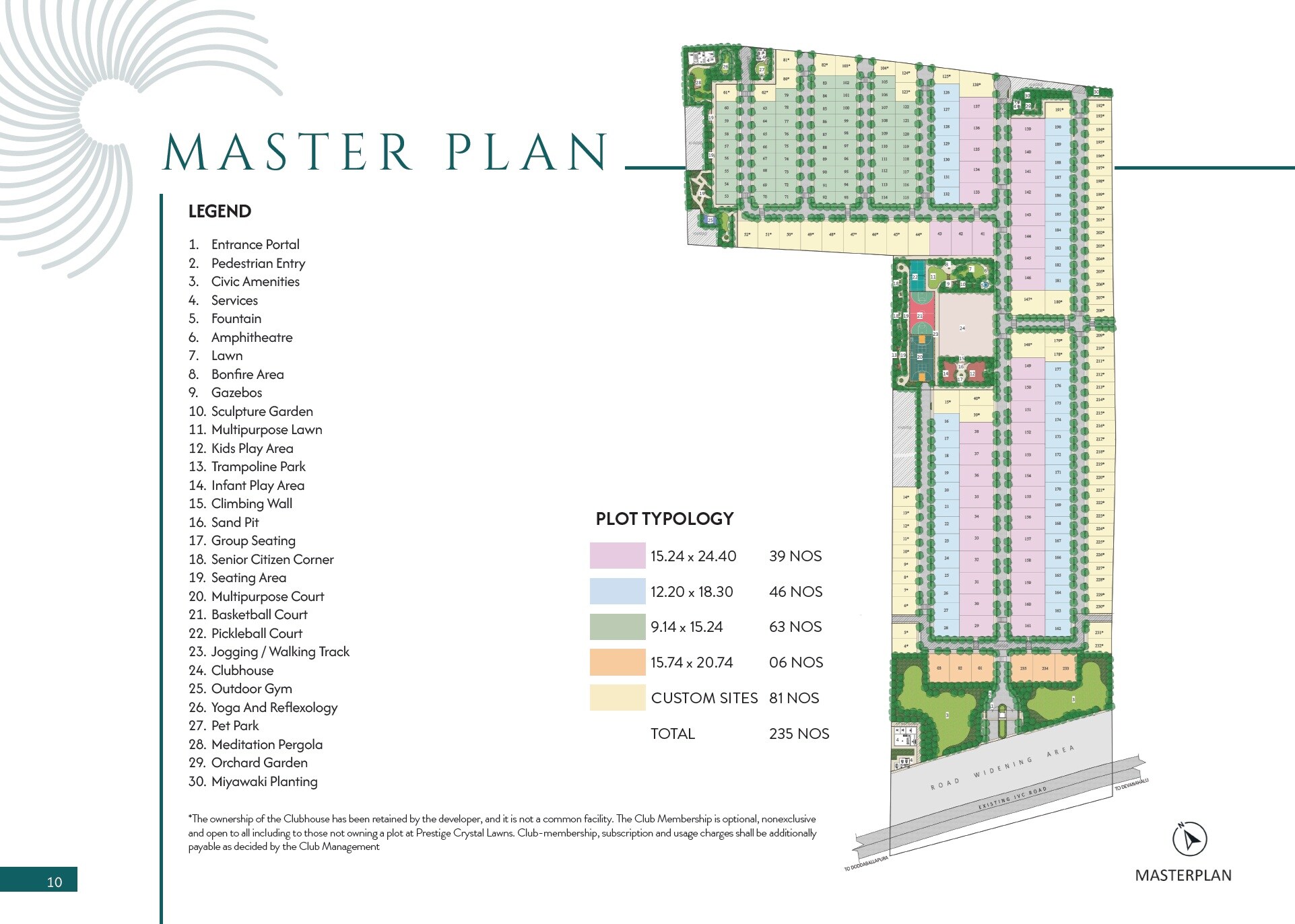 Prestige Crystal Lawns Master Plan 1