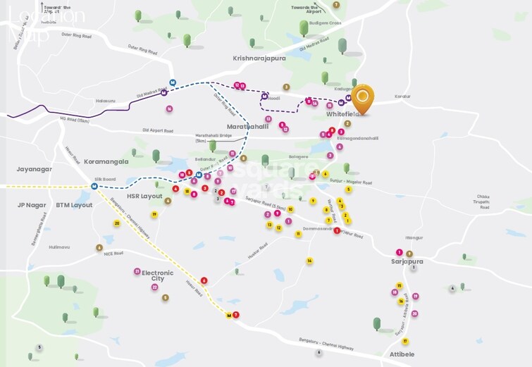 Prestige Elm Park Location Image