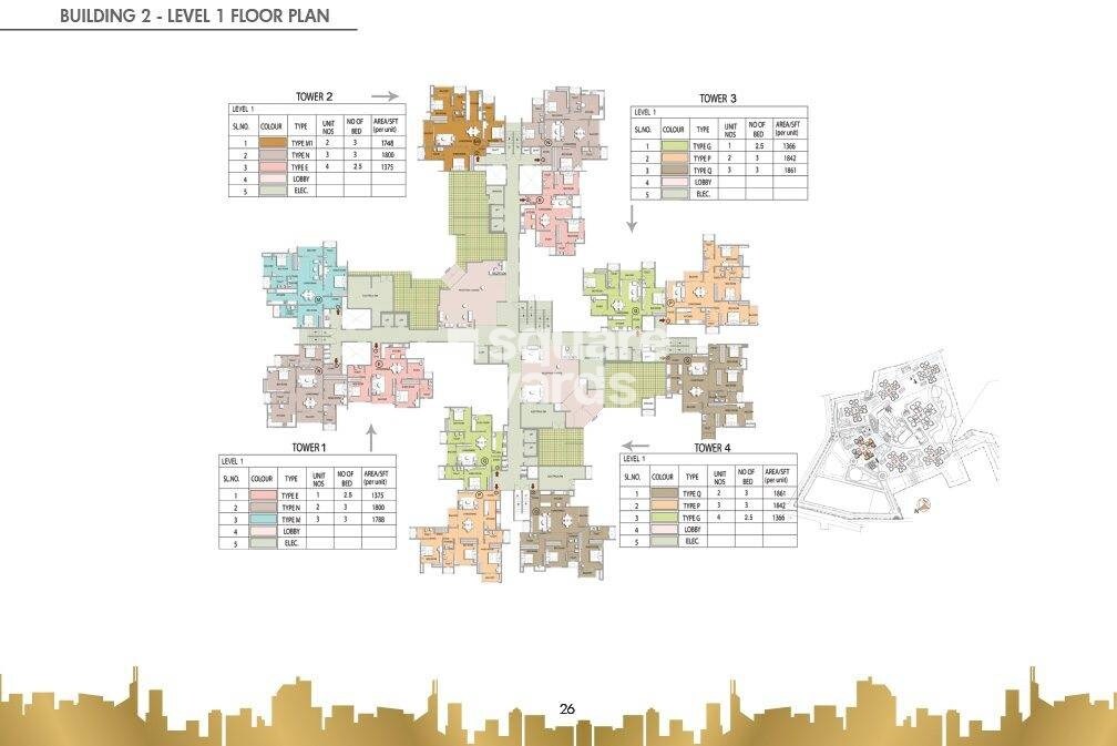 Prestige Falcon City Floor Plans 3