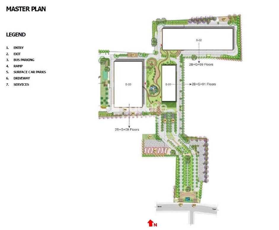Prestige Featherlite Tech Hub Master Plan 1