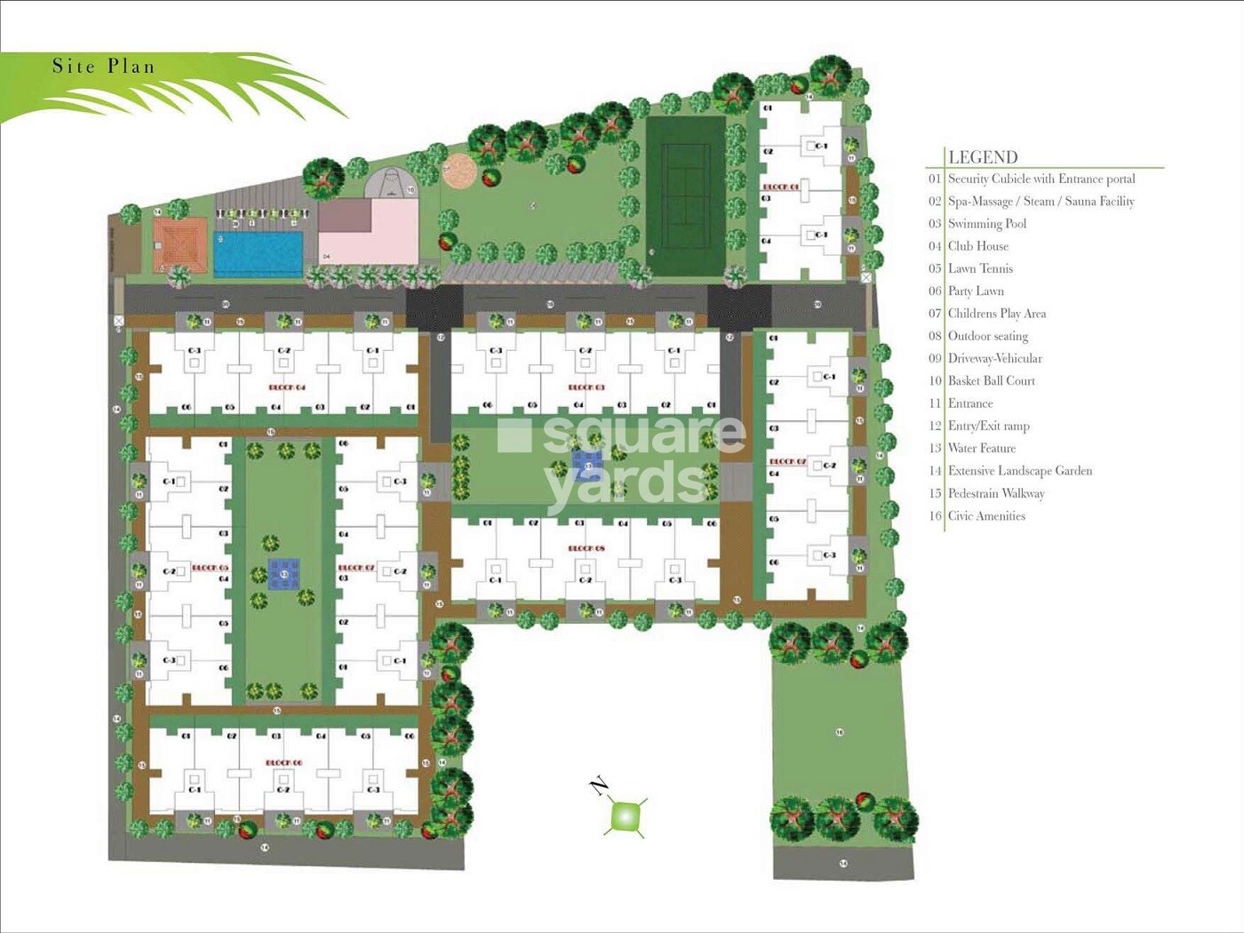 Prestige Garden Bay Master Plan Image
