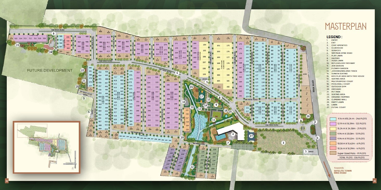 Prestige Gardenia Estate Master Plan 1