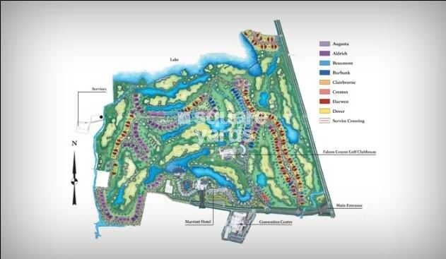 Prestige Golfshire Master Plan Image