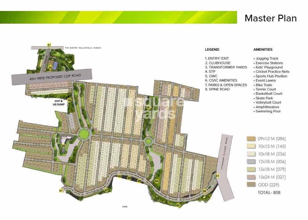Prestige Great Acres Master Plan Image