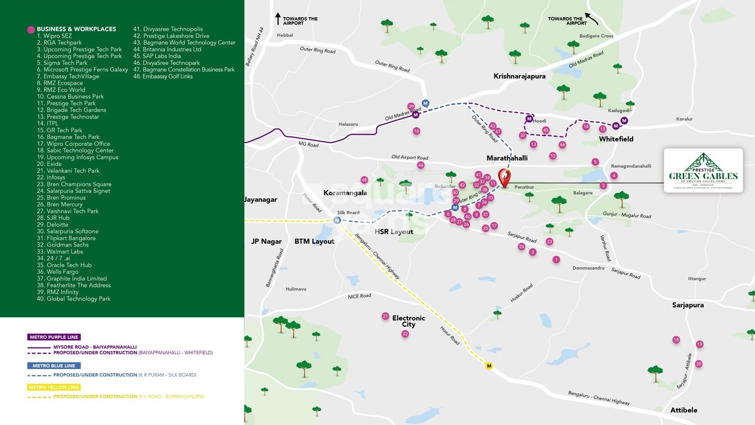 Prestige Green Gables Location Image