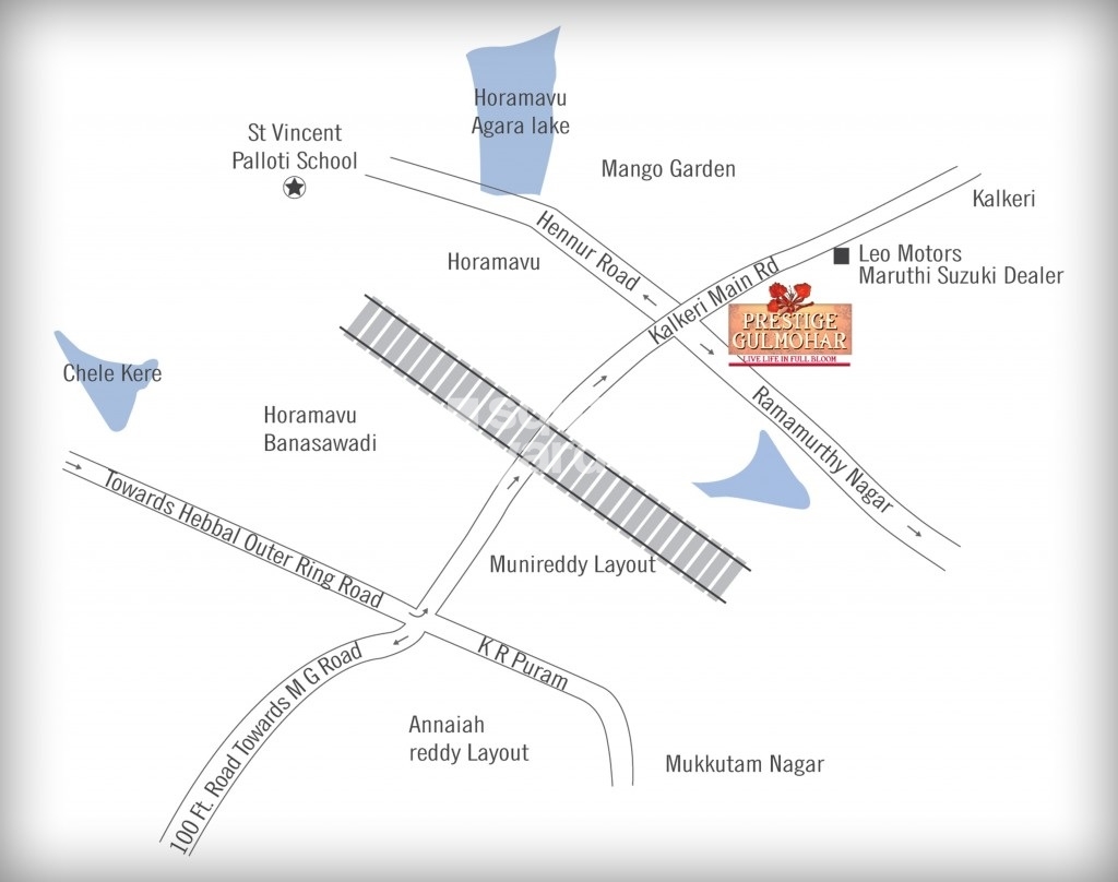 Prestige Gulmohar Location Image