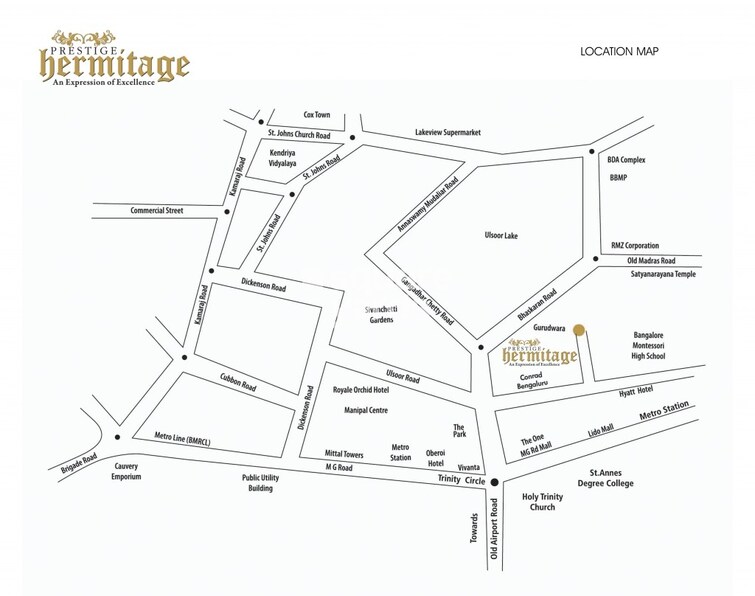Prestige Hermitage Location Image