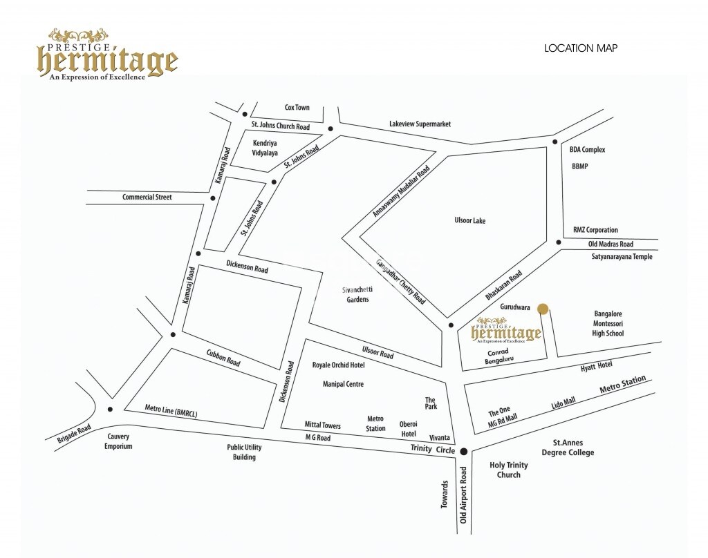 Prestige Hermitage Location Image